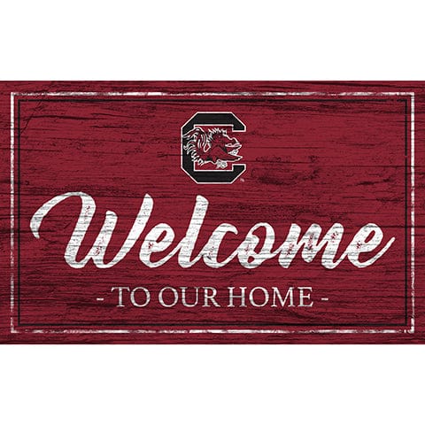 fan creations University of South Carolina Team Color Welcome 11x19 Sign