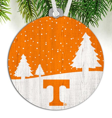 fan creations University of Tennessee Snow Scene Ornament