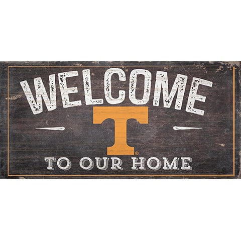 fan creations University of Tennessee Welcome Distressed 6 x 12