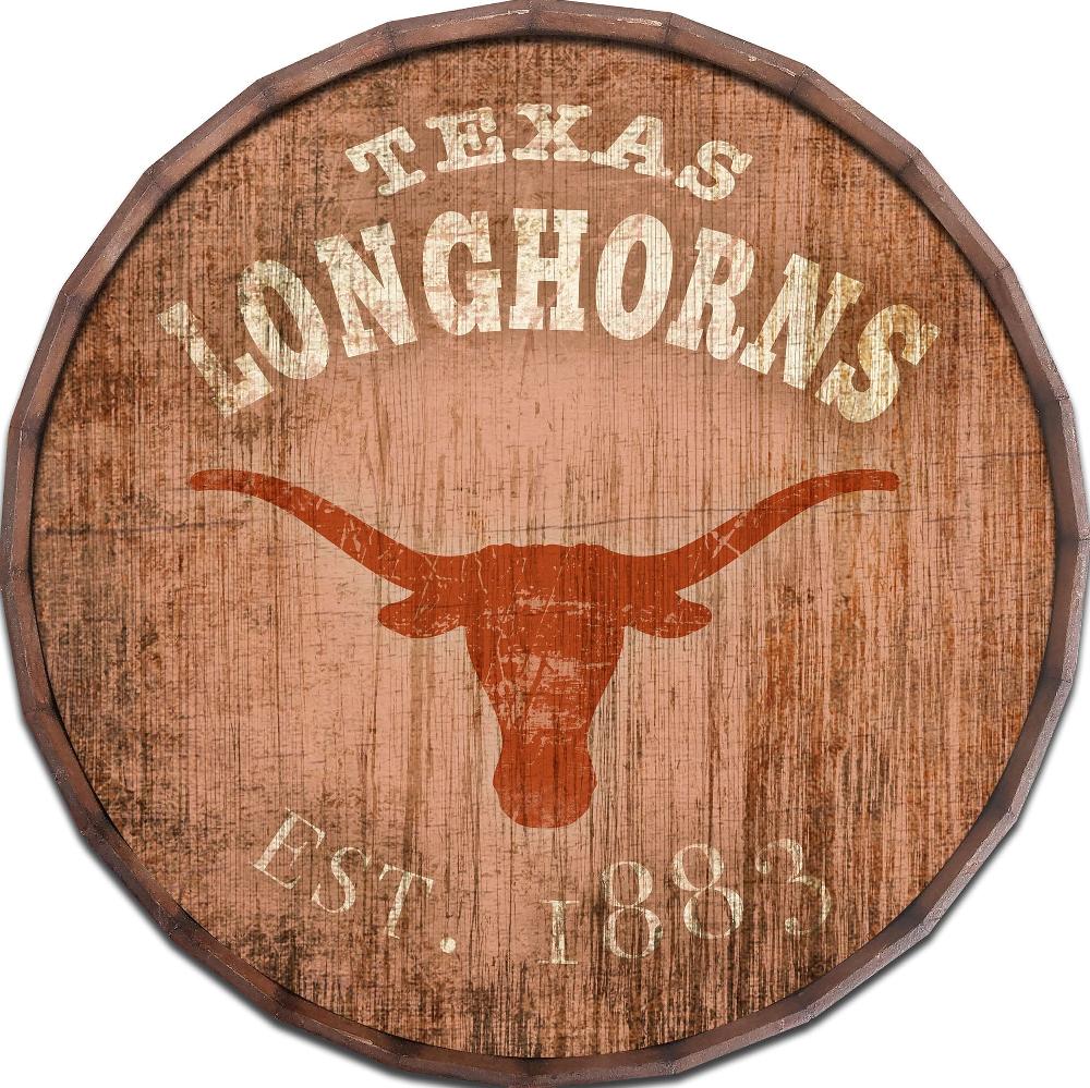 fan creations University of Texas 24in Established Date Barrel Top