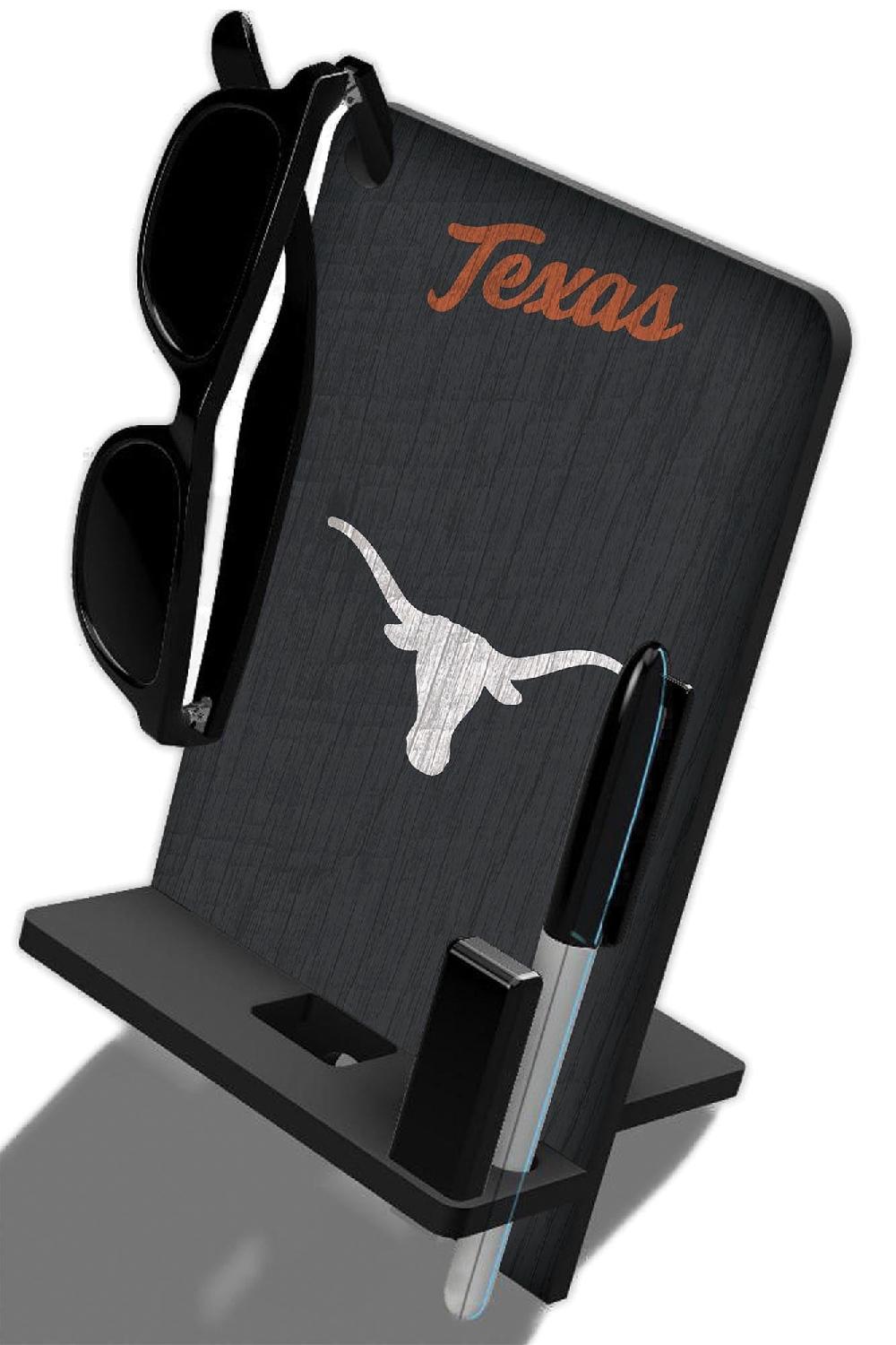 fan creations University of Texas 4 In 1 Desktop Phone Stand