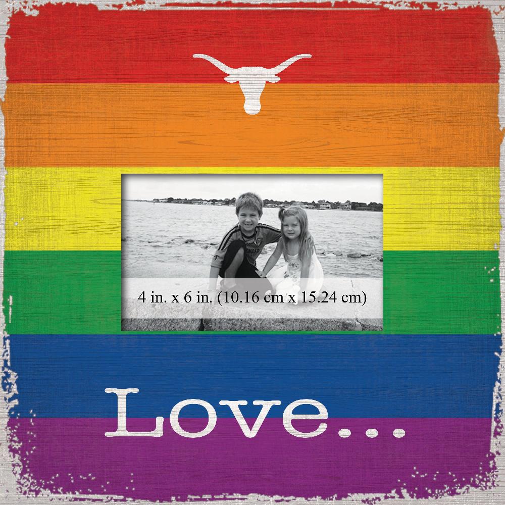 fan creations University of Texas Love Pride 10x10 Frame