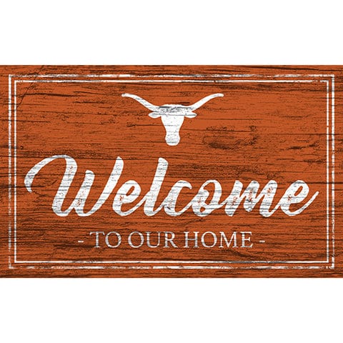 fan creations University of Texas Team Color Welcome 11x19 Sign