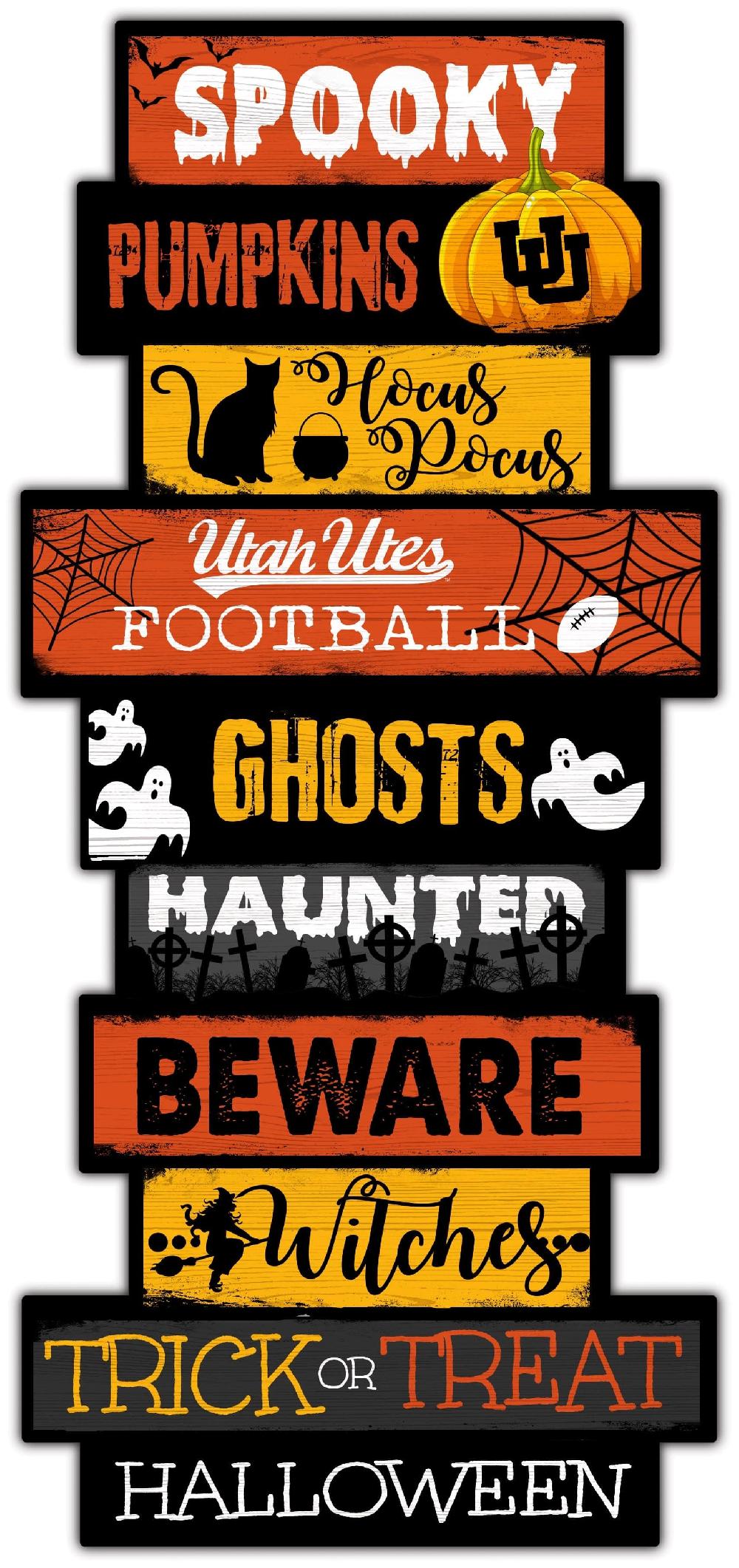 fan creations Utah Halloween Celebration Stack 24" Sign