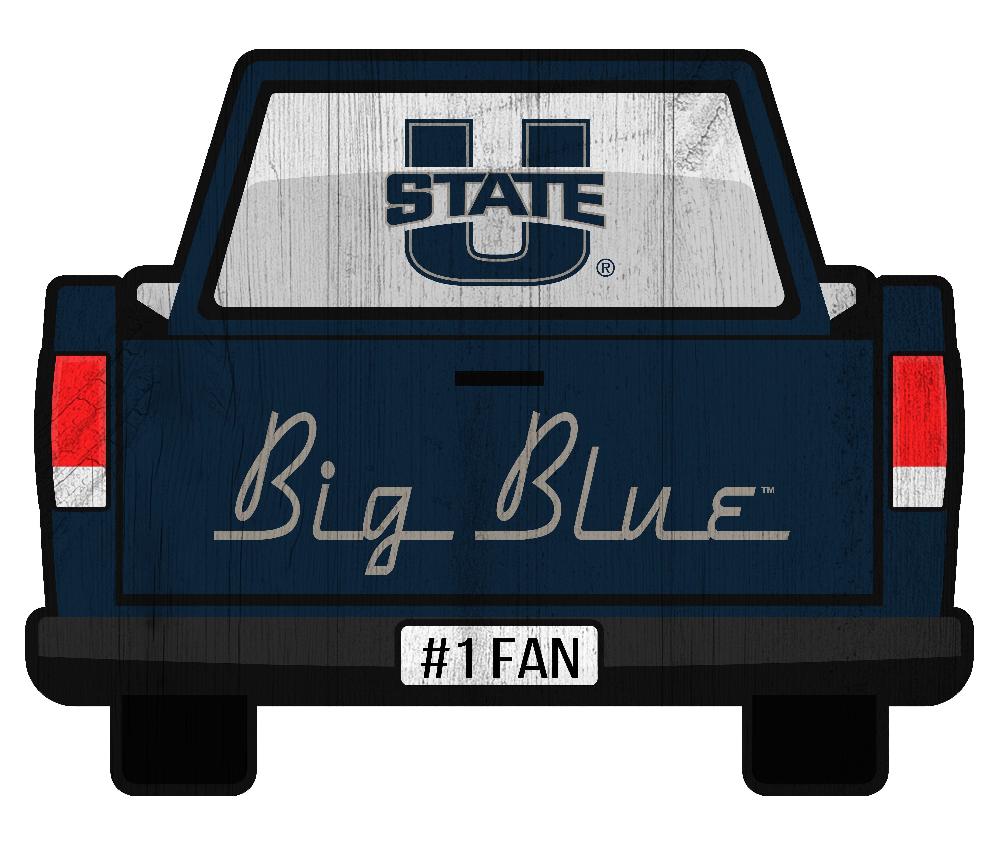 fan creations Utah State Slogan Truck Back Vintage 12in