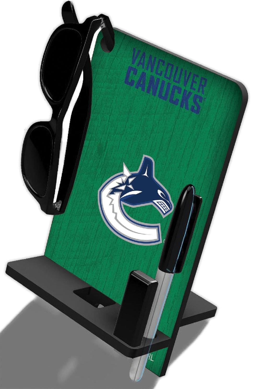 fan creations Vancouver Canucks 4 In 1 Desktop Phone Stand