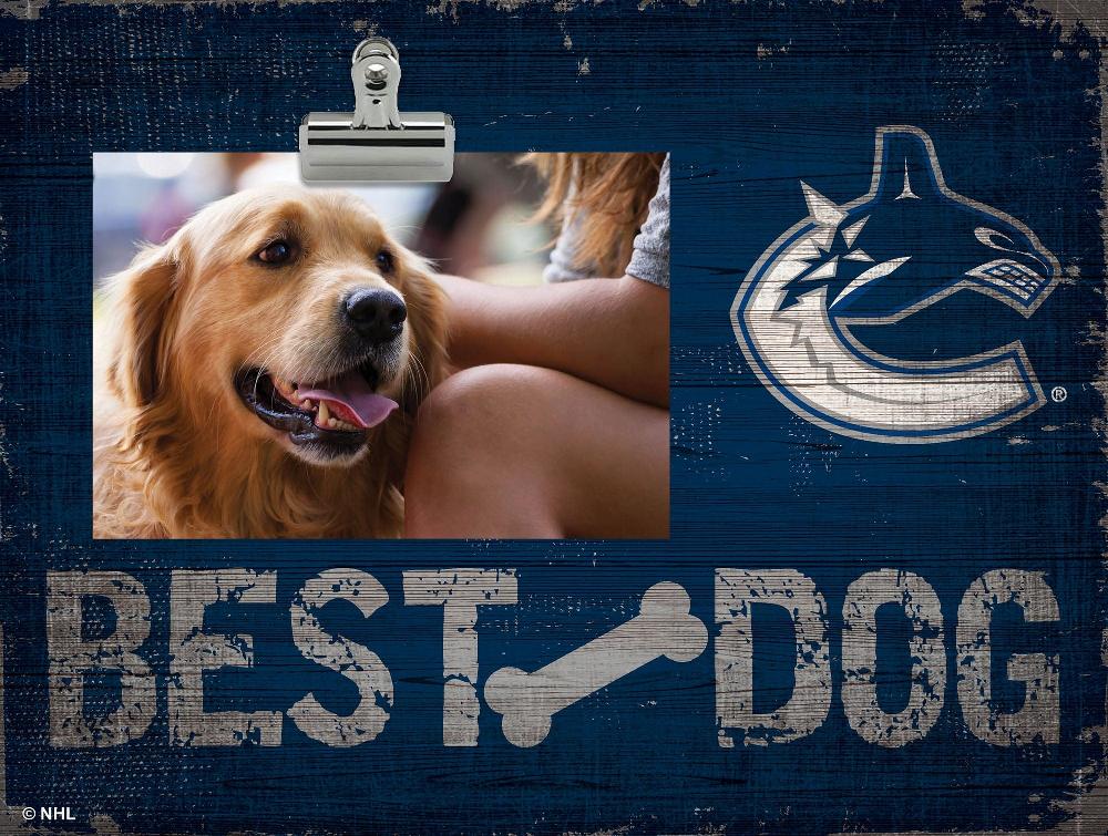 fan creations Vancouver Canucks Best Dog Clip Frame