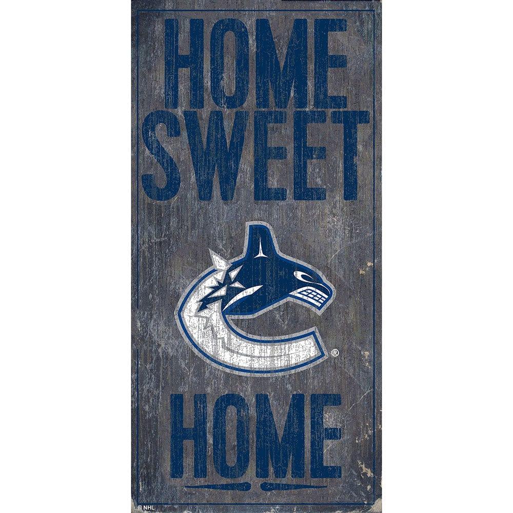 fan creations Vancouver Canucks Home Sweet Home 6x12