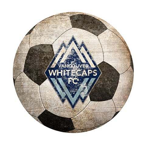 fan creations Vancouver Whitecaps 12" Soccer Shaped Sign