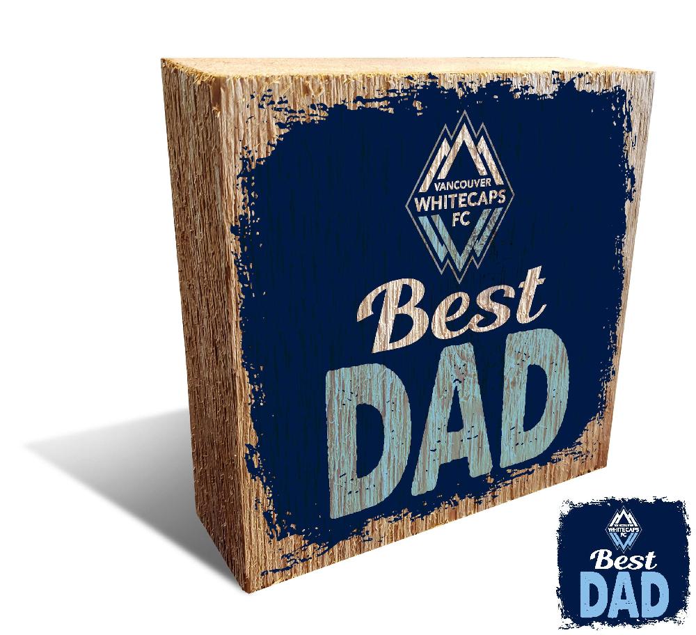 fan creations Vancouver Whitecaps FC Best Dad Block