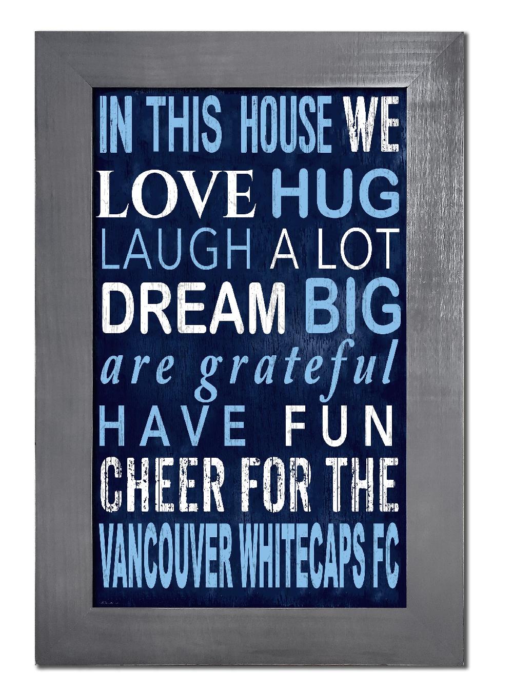 fan creations Vancouver Whitecaps FC Color In This House 11x19 Framed