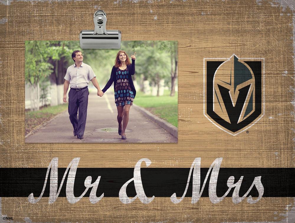 fan creations Vegas Golden Knights Mr & Mrs Clip Frame