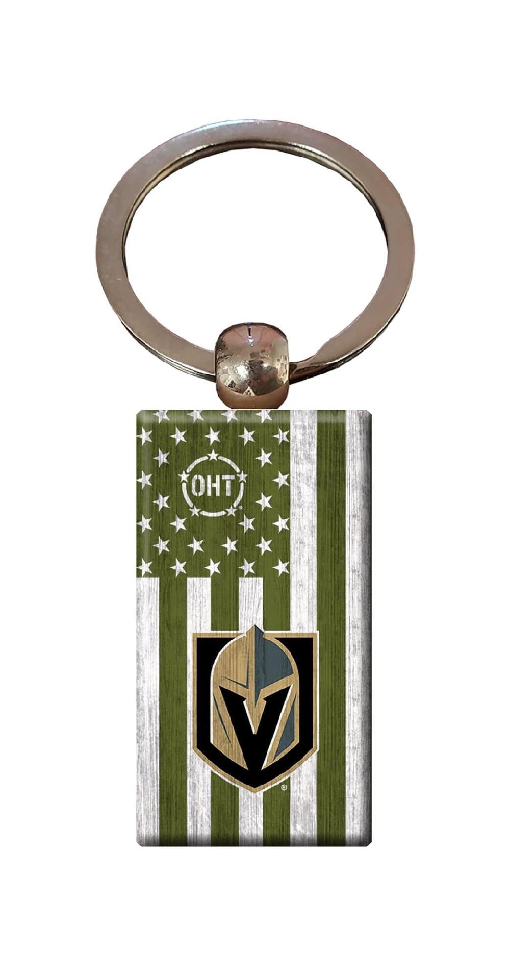 fan creations Vegas Golden Knights OHT Flag Keychain