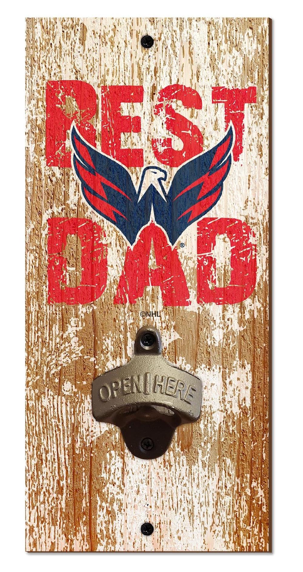 fan creations Washington Capitals Best Dad Bottle Opener