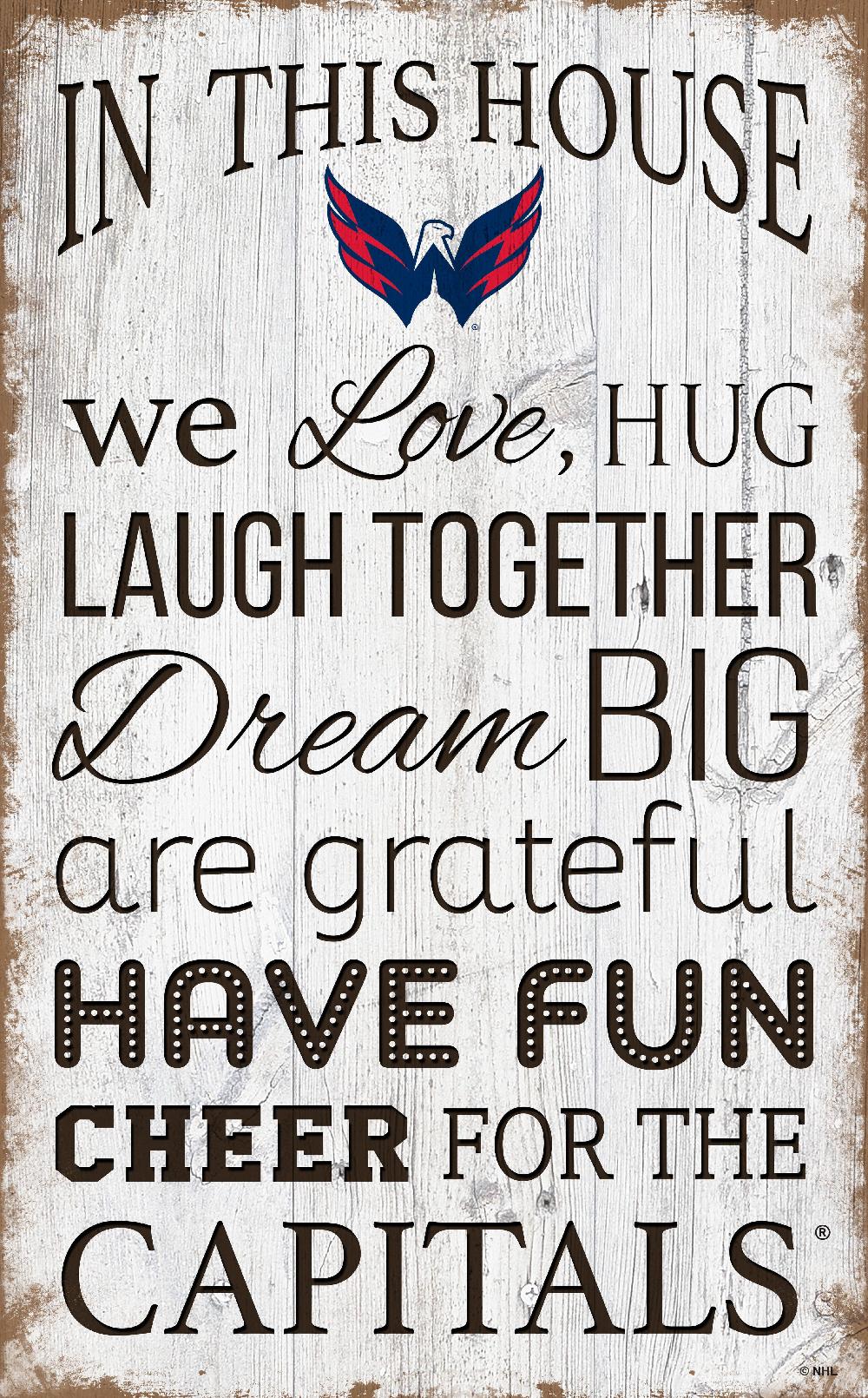 fan creations Washington Capitals In This House 11x19