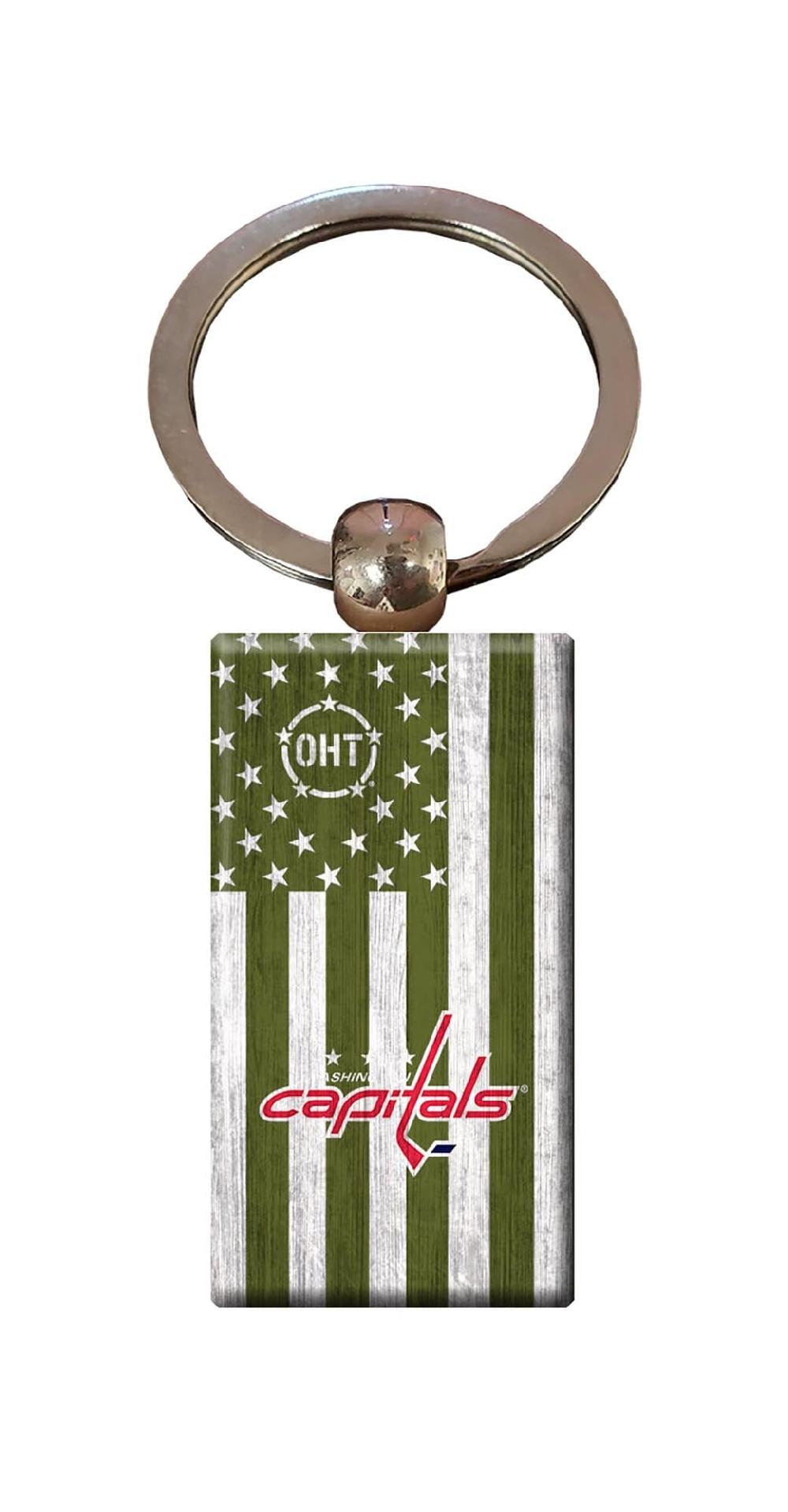 fan creations Washington Capitals OHT Flag Keychain