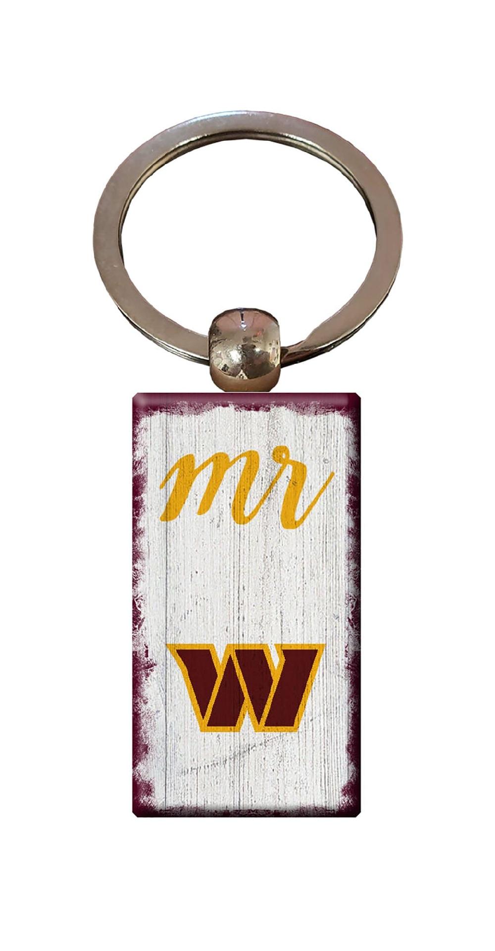 Fan Creations Washington Commanders Script Mr Keychain