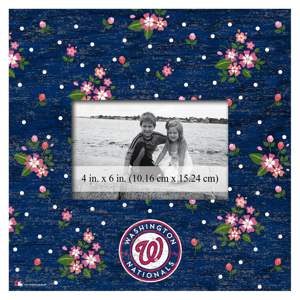 fan creations Washington Nationals Floral 10x10 Frame
