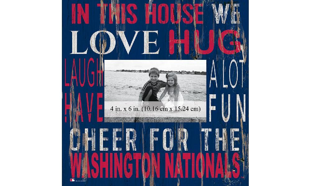 fan creations Washington Nationals In This House 10x10 Frame