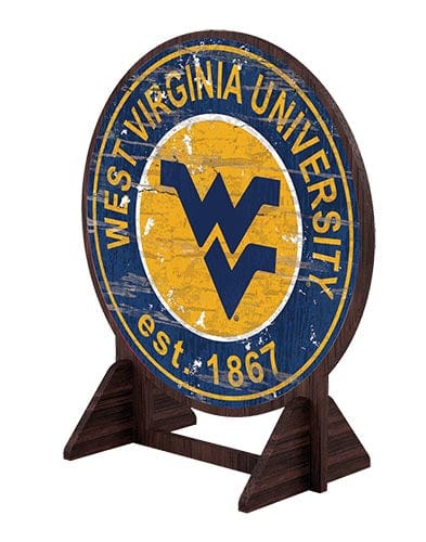 fan creations West Virginia Desktop Circle Logo Stand