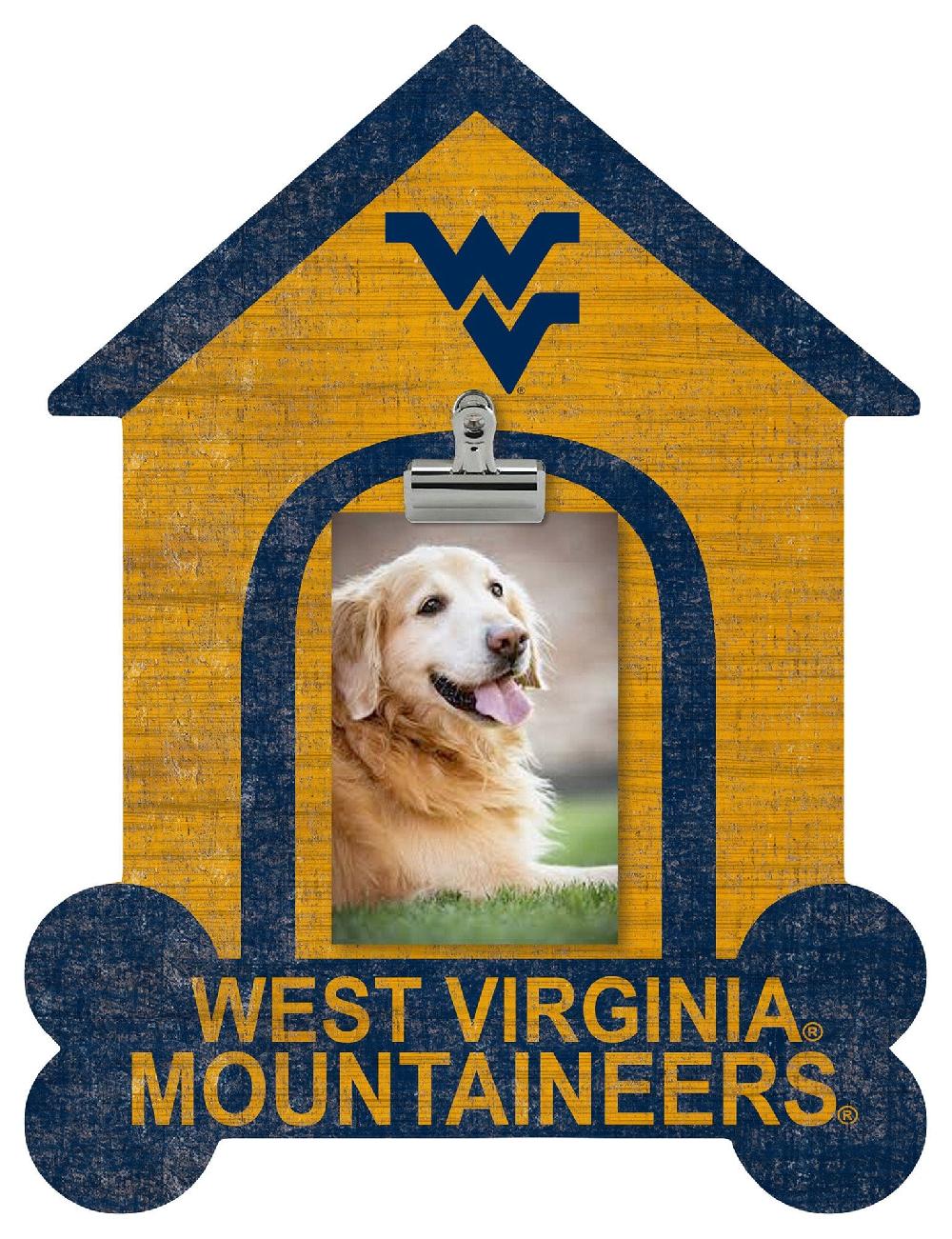 fan creations West Virginia Dog Bone House Clip Frame