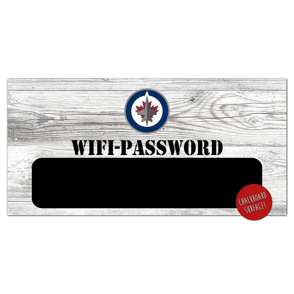 fan creations Winnipeg Jets Wifi Password 6x12 Sign